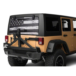 Decal "Distressed American-Flag" für Hardtop-Heckscheibe