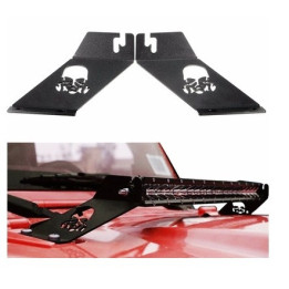 Lightbar Mounting-Brackets pulverbeschichtet für Motorhaube