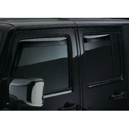Windabweiser rauchglas für Seitenfenster vorne & hinten Weathertech