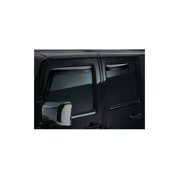 Windabweiser rauchglas für Seitenfenster vorne & hinten Weathertech