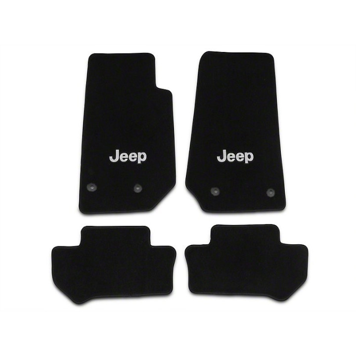 Fussmatten-Set mit Jeep-Logo v-+h. Lloyd Wrangler 2-Door
