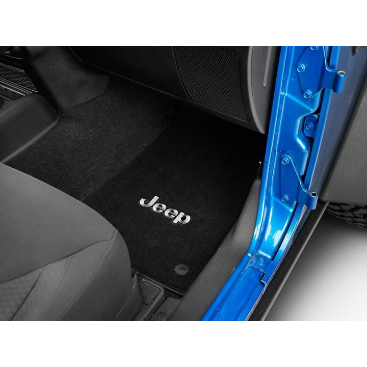 Fussmatten-Set mit Jeep-Logo v-+h. Lloyd Wrangler 2-Door