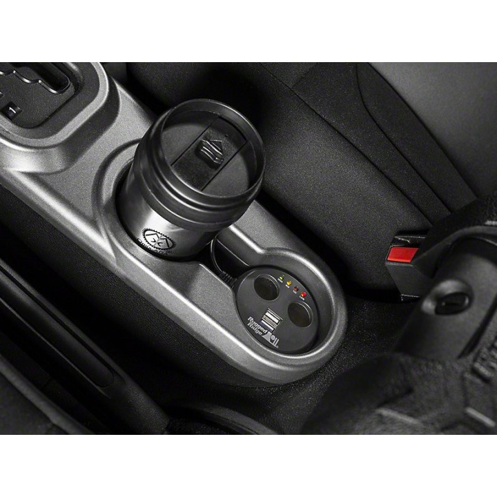 Power-Cup USB Ladegerät für Getränkehalter Ruggedridge