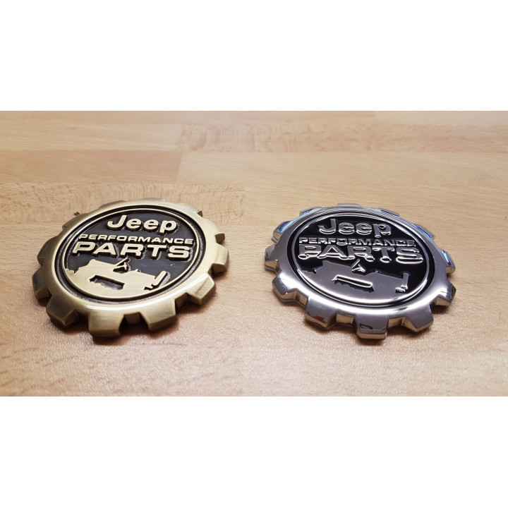Emblem "Jeep Performance Parts" in silber oder gold
