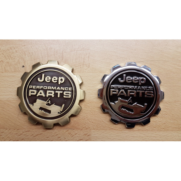 Emblem "Jeep Performance Parts" in silber oder gold