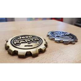 Emblem "Jeep Performance Parts" in silber oder gold