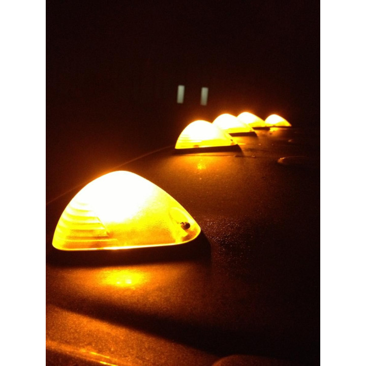 LED Glassockel orange