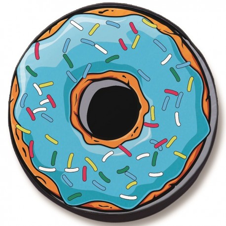 Reserveradabdeckung Stoff "Blue Donut"