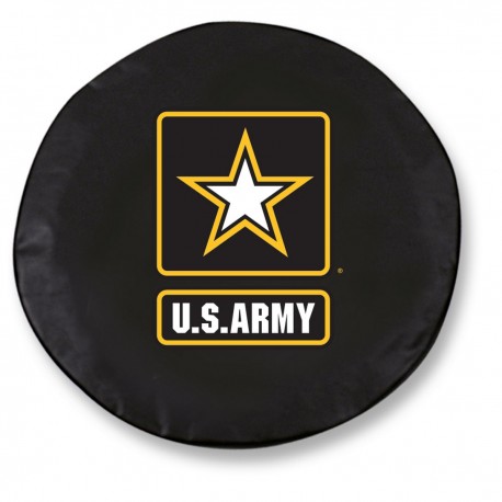 Reserveradabdeckung Stoff "US-Army schwarz"