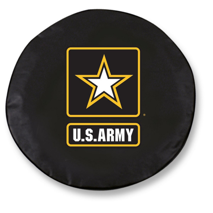 Reserveradabdeckung Stoff "US-Army schwarz"
