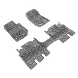Gummimatten vorne + hinten schwarz Wrangler 4-Door ab Jg. 14