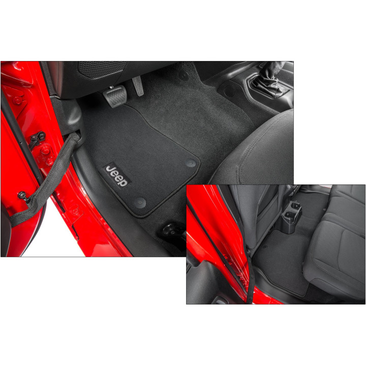 Fussmatten-Set mit Jeep-Logo Mopar 4-Door