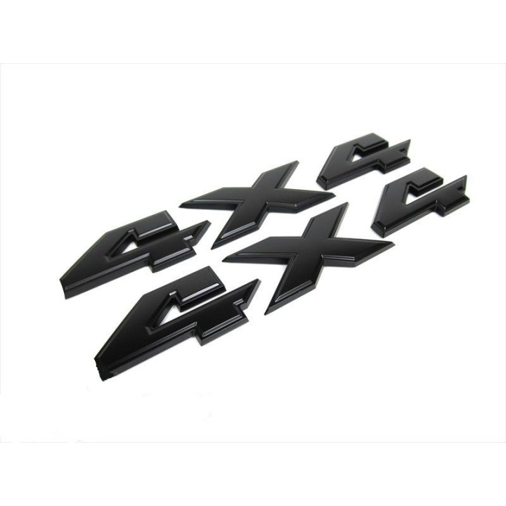 4x4 Emblem schwarz glanz für RAM Mopar