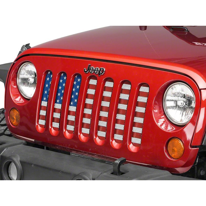 Kühlergrilleinlagen "US-Flagge" für original Grill Redrock