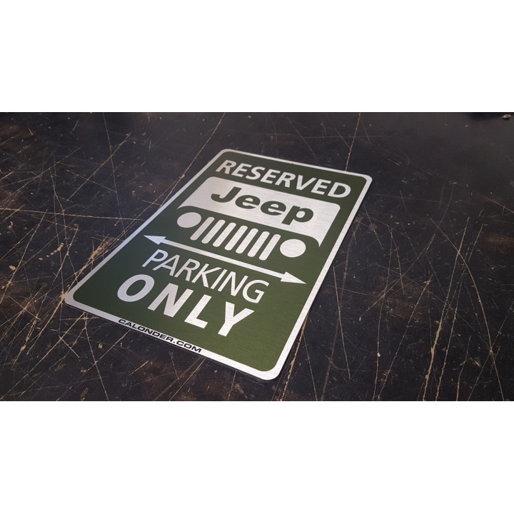 Jeep Parking Sign Calonder-Edition
