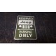 Jeep Parking Sign Calonder-Edition