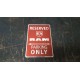 Dodge Parking Sign Calonder-Edition