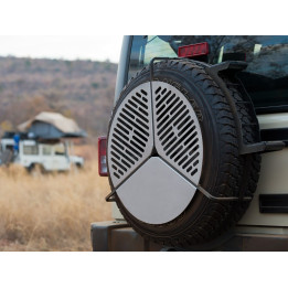Spare-Tire BBQ Grill Frontrunner