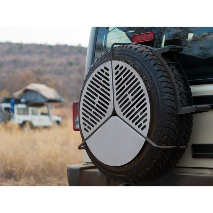 Spare-Tire BBQ Grill Frontrunner