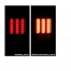 Heckleuchten-SET LED rot / klarglas mit Laufblinker (US-Wrangler)