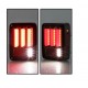 Heckleuchten-SET LED rot / klarglas mit Laufblinker (US-Wrangler)