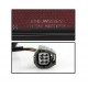 Heckleuchten-SET LED rot / klarglas mit Laufblinker (US-Wrangler)
