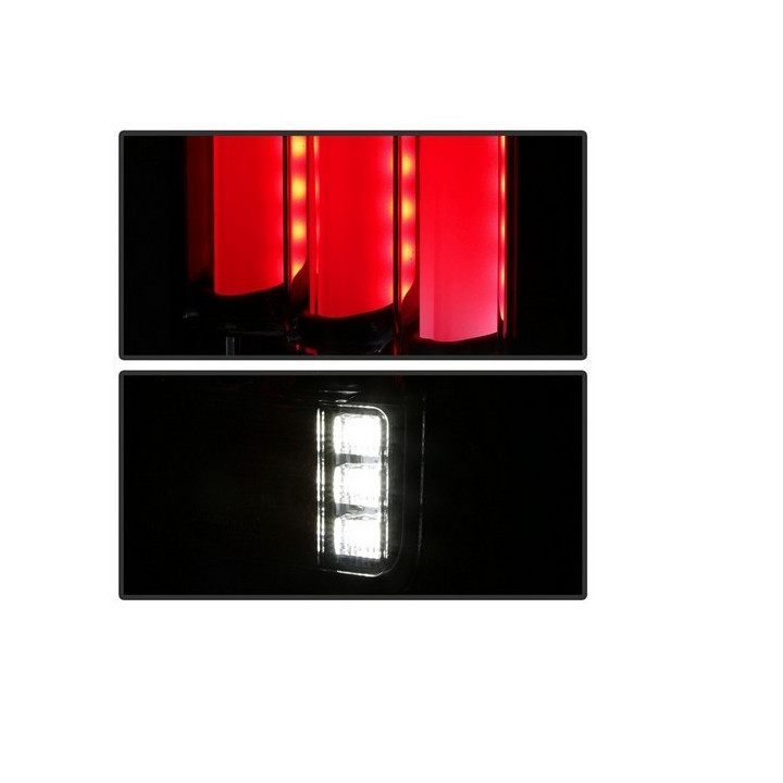 Heckleuchten-SET LED rauchglas mit Laufblinker (US-Wrangler)