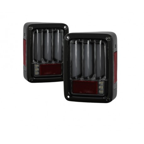 Heckleuchten-SET LED rauchglas mit Laufblinker (US-Wrangler)