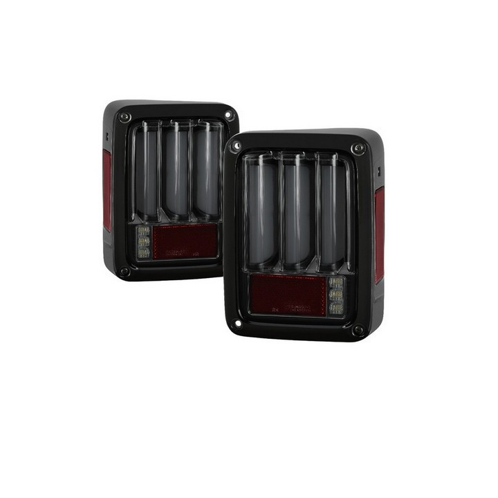 Heckleuchten-SET LED rauchglas mit Laufblinker (US-Wrangler)