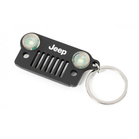 Schlüsselanhänger Jeep schwarz mit LED Beleuchtung - Calonder Online