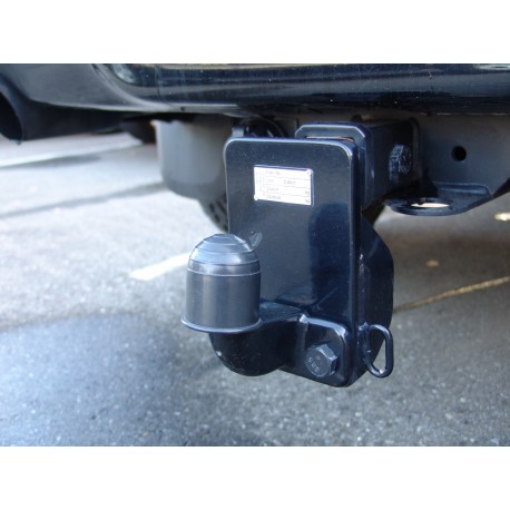 Schaufelplatte lang schwarz mit Kugel 3500Kg