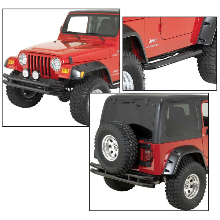 Quadratec Mega-Combo Package für Wrangler YJ & TJ