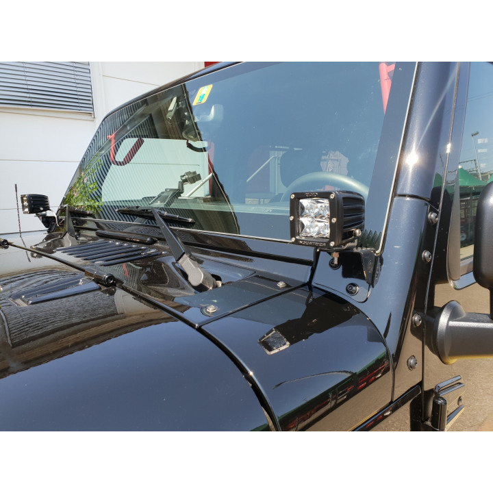 Halter für Zusatzscheinwerfer A-Säule KC Hilities