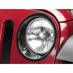 Scheinwerfer-Umrandungen glanz schwarz