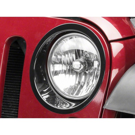 Scheinwerfer-Umrandungen glanz schwarz