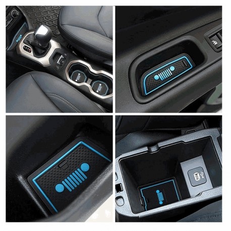 Rubber-Pad Set (16-Teilig) Jeep Renegade in verschiedenen Farben