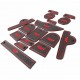 Rubber-Pad Set (16-Teilig) Jeep Renegade in verschiedenen Farben