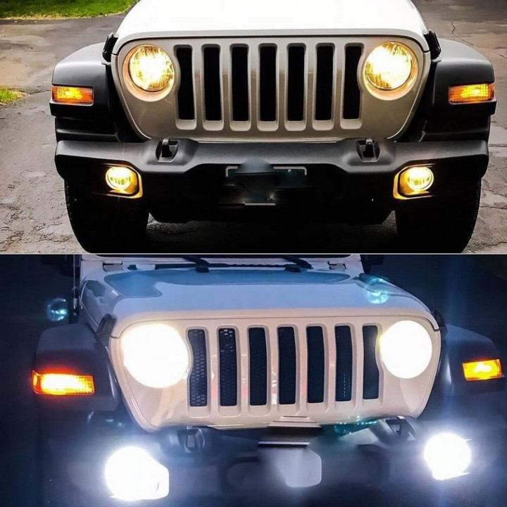 LED Nebelleuchten klarglas Recon