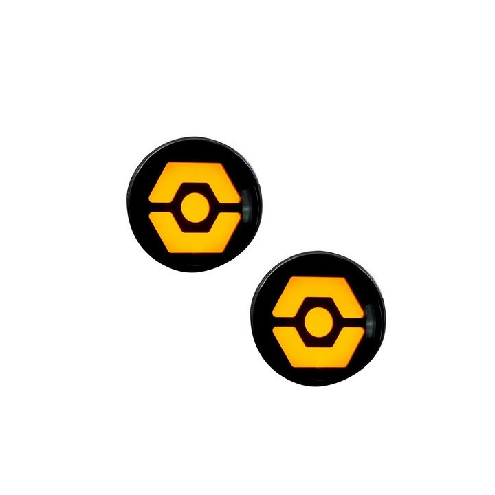 LED-Blinker "Hexagon" klarglas Recon
