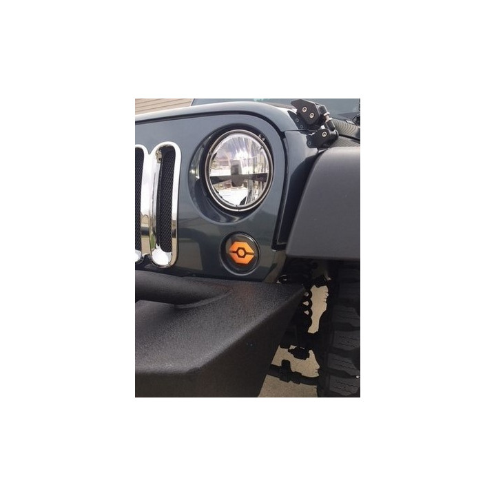 LED-Blinker "Hexagon" klarglas Recon