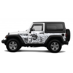 Magnet-Folie "Mek Magnet" mit verschiedenen Motiven Wrangler JK 2-Door