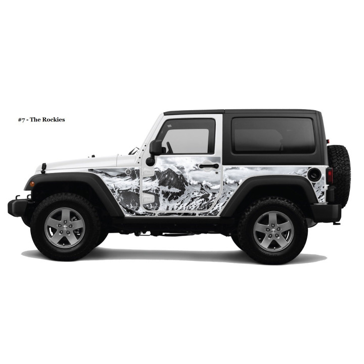 Magnet-Folie "Mek Magnet" mit verschiedenen Motiven Wrangler 2-Door