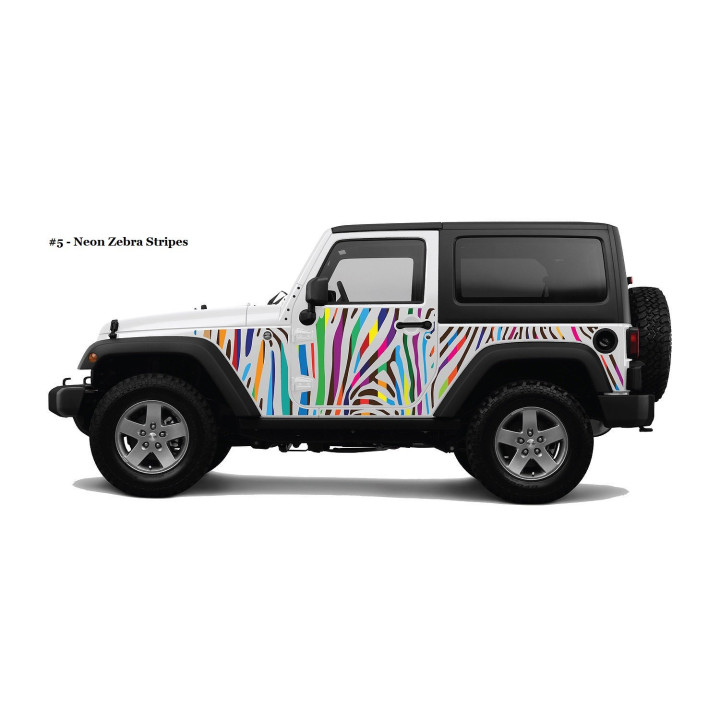 Magnet-Folie "Mek Magnet" mit verschiedenen Motiven Wrangler 2-Door