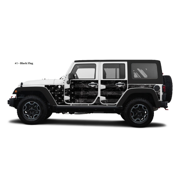 Magnet-Folie "Mek Magnet" mit verschiedenen Motiven Wrangler 4-Door