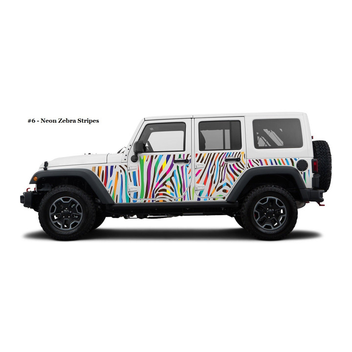 Magnet-Folie "Mek Magnet" mit verschiedenen Motiven Wrangler 4-Door