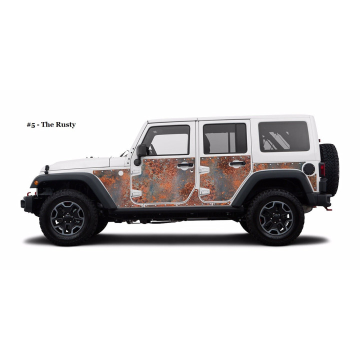 Magnet-Folie "Mek Magnet" mit verschiedenen Motiven Wrangler 4-Door