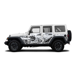Magnet-Folie "Mek Magnet" mit verschiedenen Motiven Wrangler 4-Door