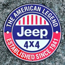 Jeep-Sign "The American Legend" 12"