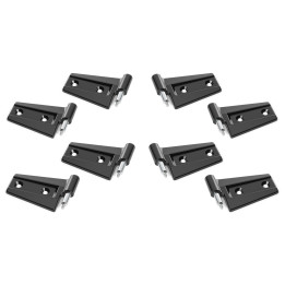 Scharnier-Set schwarz komplett Quadratec