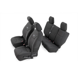 Neopren Sitzbezüge vorne & hinten Rough Country Wrangler 4-Door